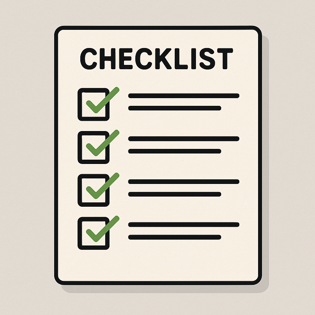 Checklist de tournoi