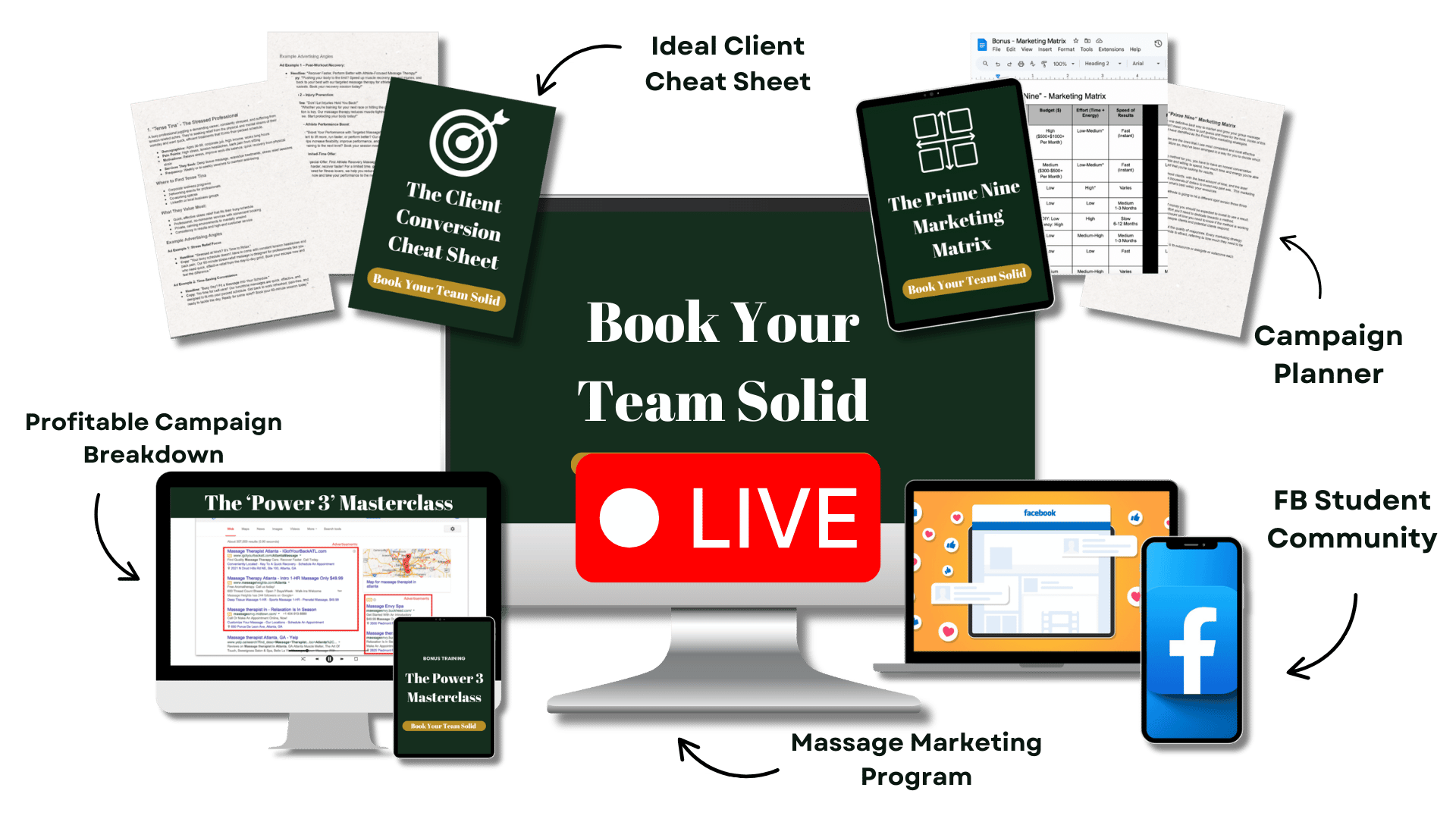 Book Your Team Solid - Live!
