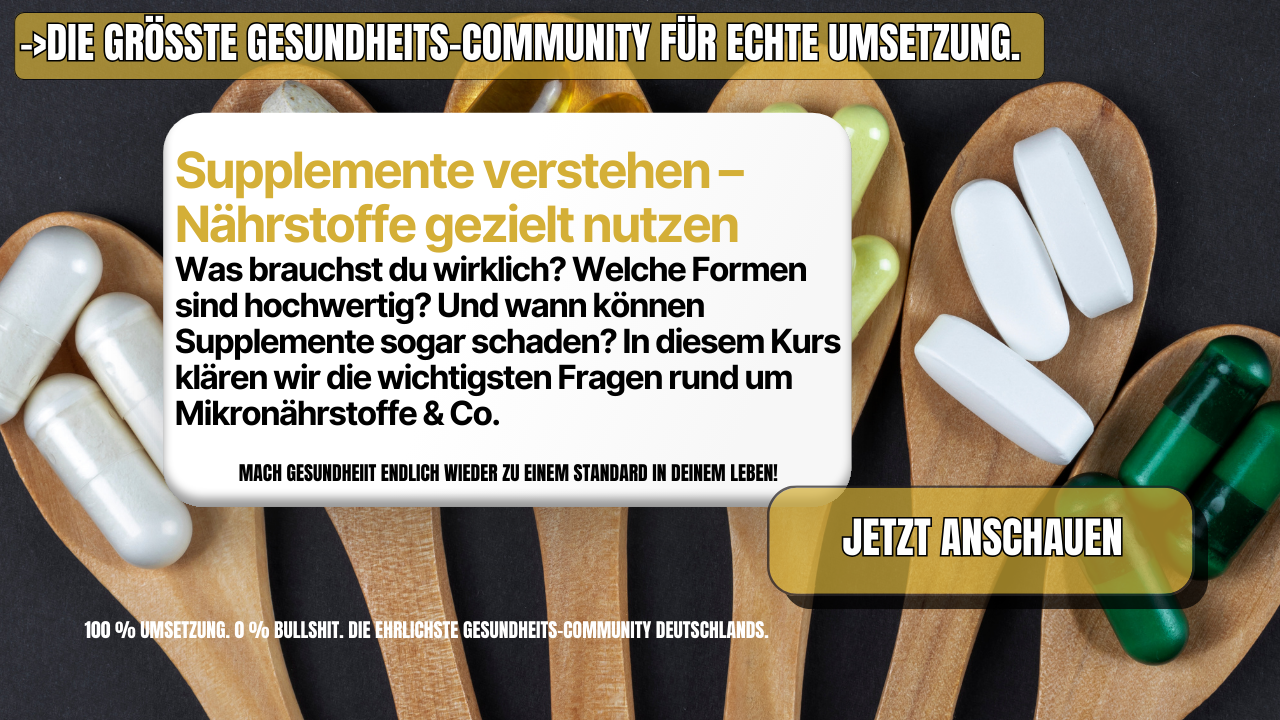 Supplementieren – aber richtig: Was dein Körper wirklich braucht (und was nicht)