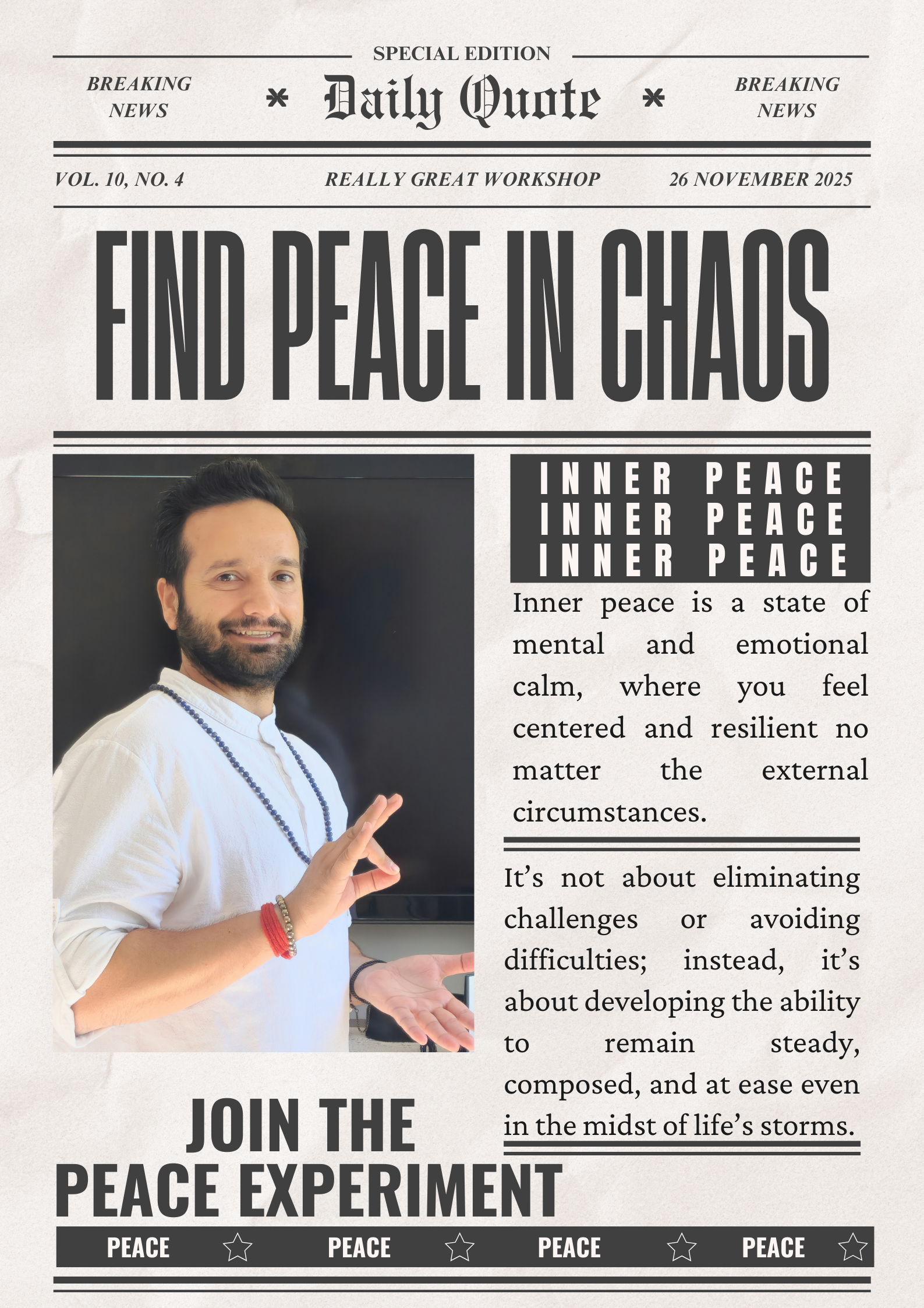 The Inner Peace Experiment