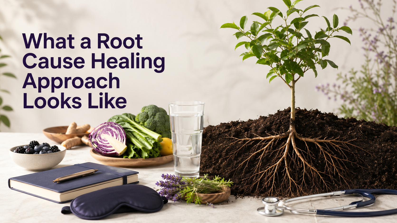 Explore a compassionate root cause healing approach to recurring symptoms through nutrition, sleep, stress support, testing and sustainable habits.
