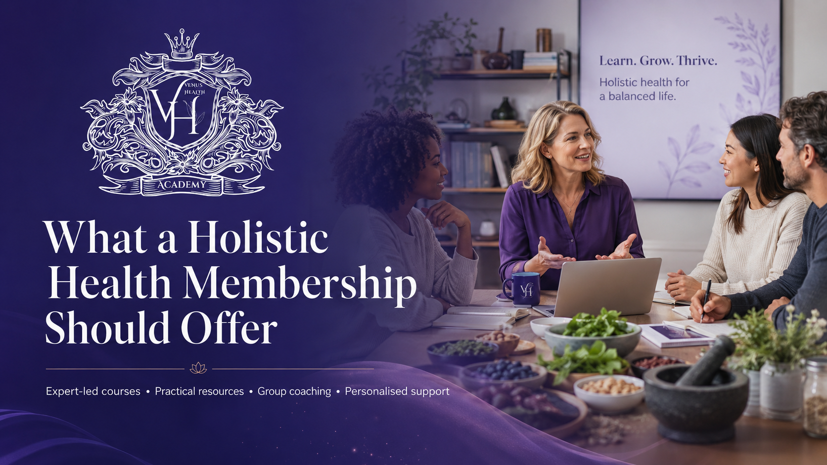 Discover what a holistic health membership should offer, from expert-led education and group coaching to practical resources and personalised support.