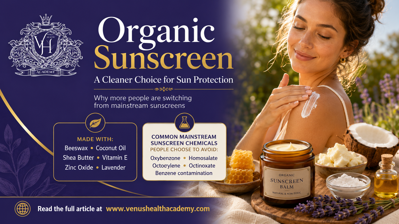Organic Sunscreen: Choosing Simpler Sun Protection Without Unwanted Chemical Exposure