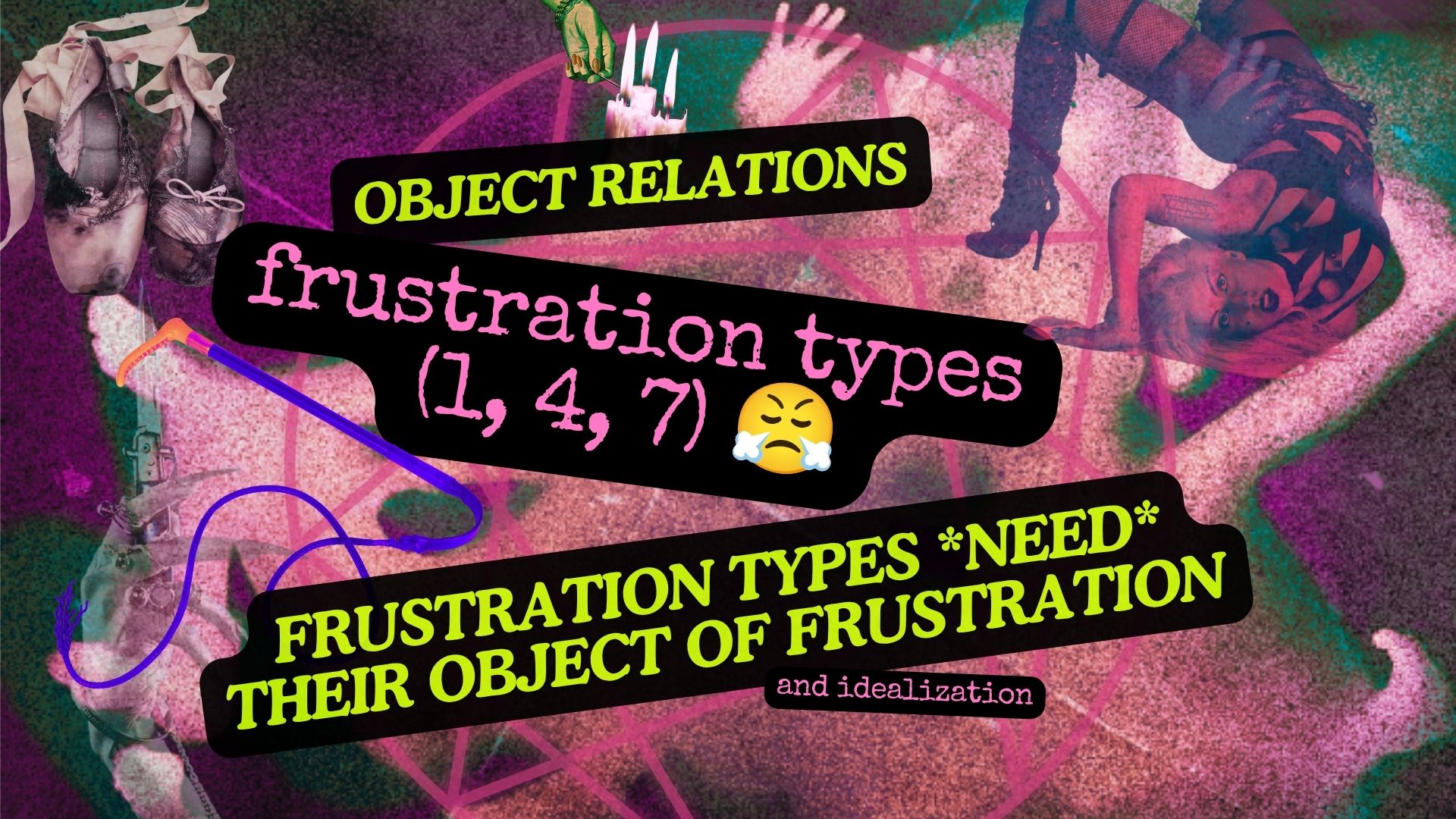 enneagram object relations frustration types